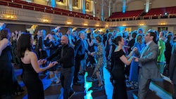 Guests dancing at Gala